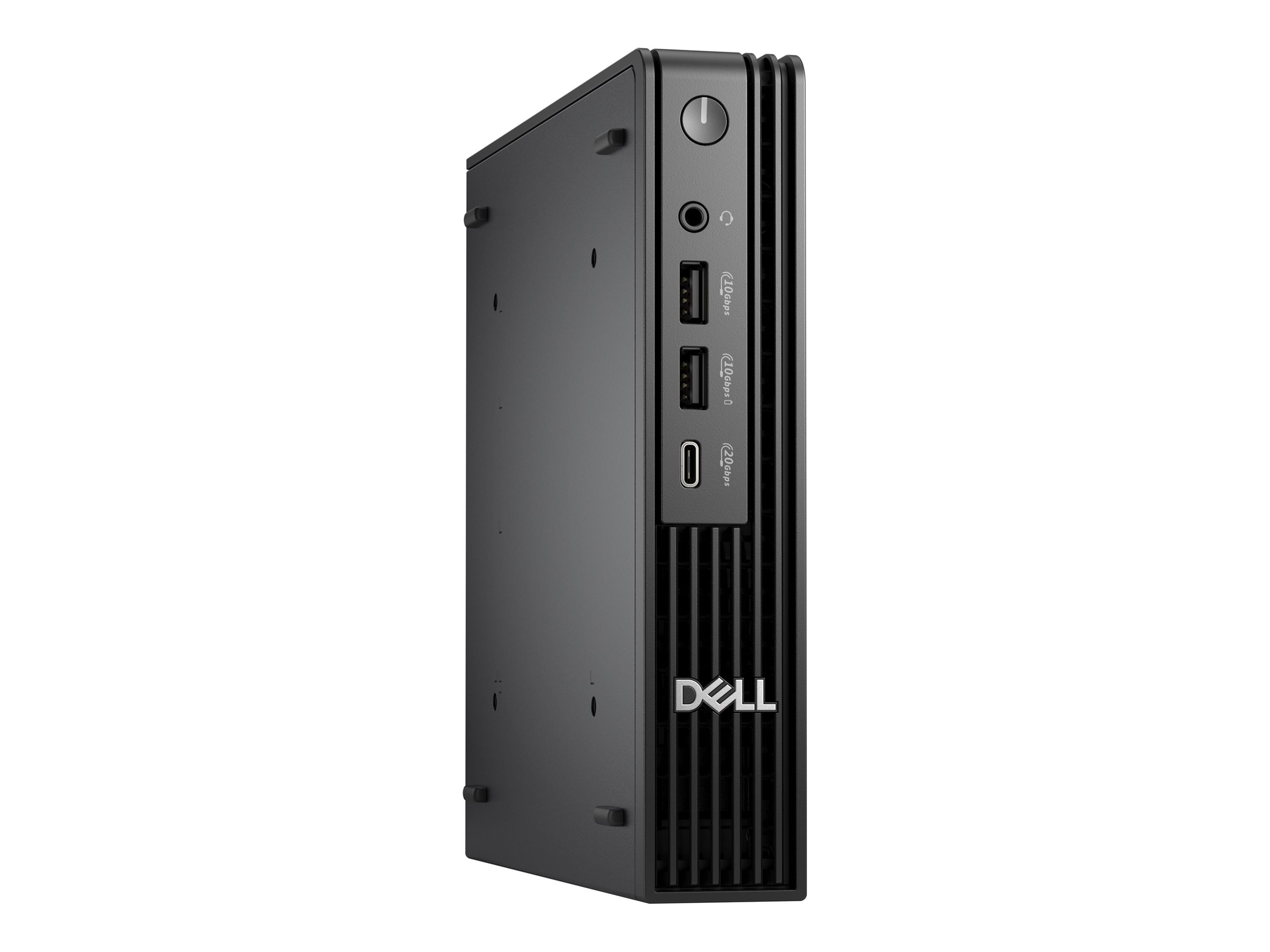 Dell Pro Micro Plus QBM1250 - Micro - Core Ultra 7 265  2.4 GHz - RAM 16 GB - SSD 512 GB - NVMe, TLC - Intel Graphics - 1GbE, Bluetooth, Wi-Fi 6E - WLAN Bluetooth, 802.11abgnacax (Wi-Fi 6E)