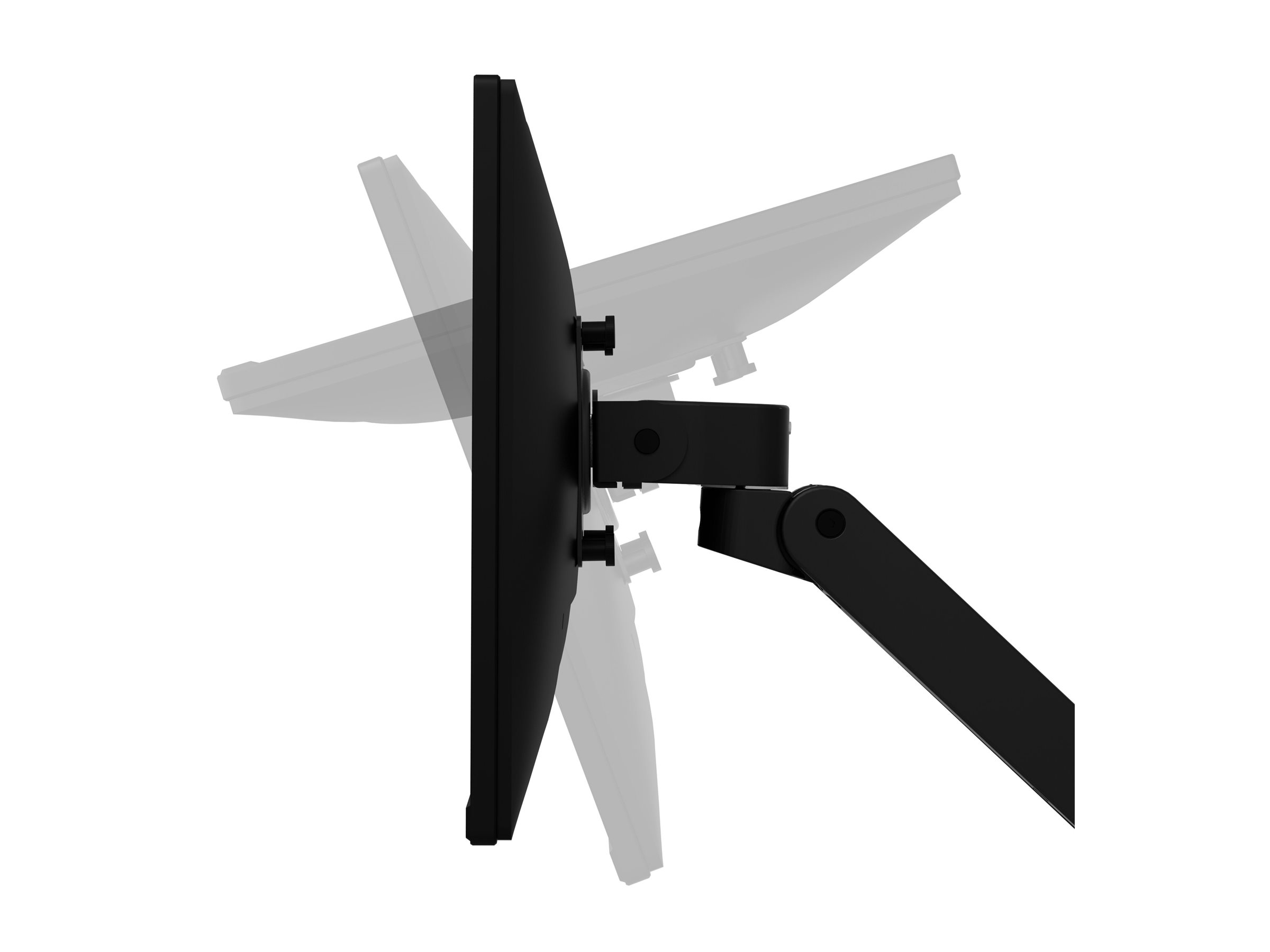 Ergotron LX Pro - Befestigungskit (Gelenkarm) - modular - für LCD-Display - Schwarz - Bildschirmgröße bis zu 86,4 cm (bis zu 34 Zoll)