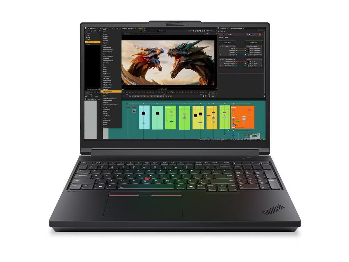 Lenovo ThinkPad P16 Gen 3 21RQ - Intel Core Ultra 7 255HX - Win 11 Pro - RTX PRO 3000 Blackwell - 64 GB RAM - 1 TB SSD TCG Opal Encryption 2, NVMe, Performance - 40.6 cm (16")