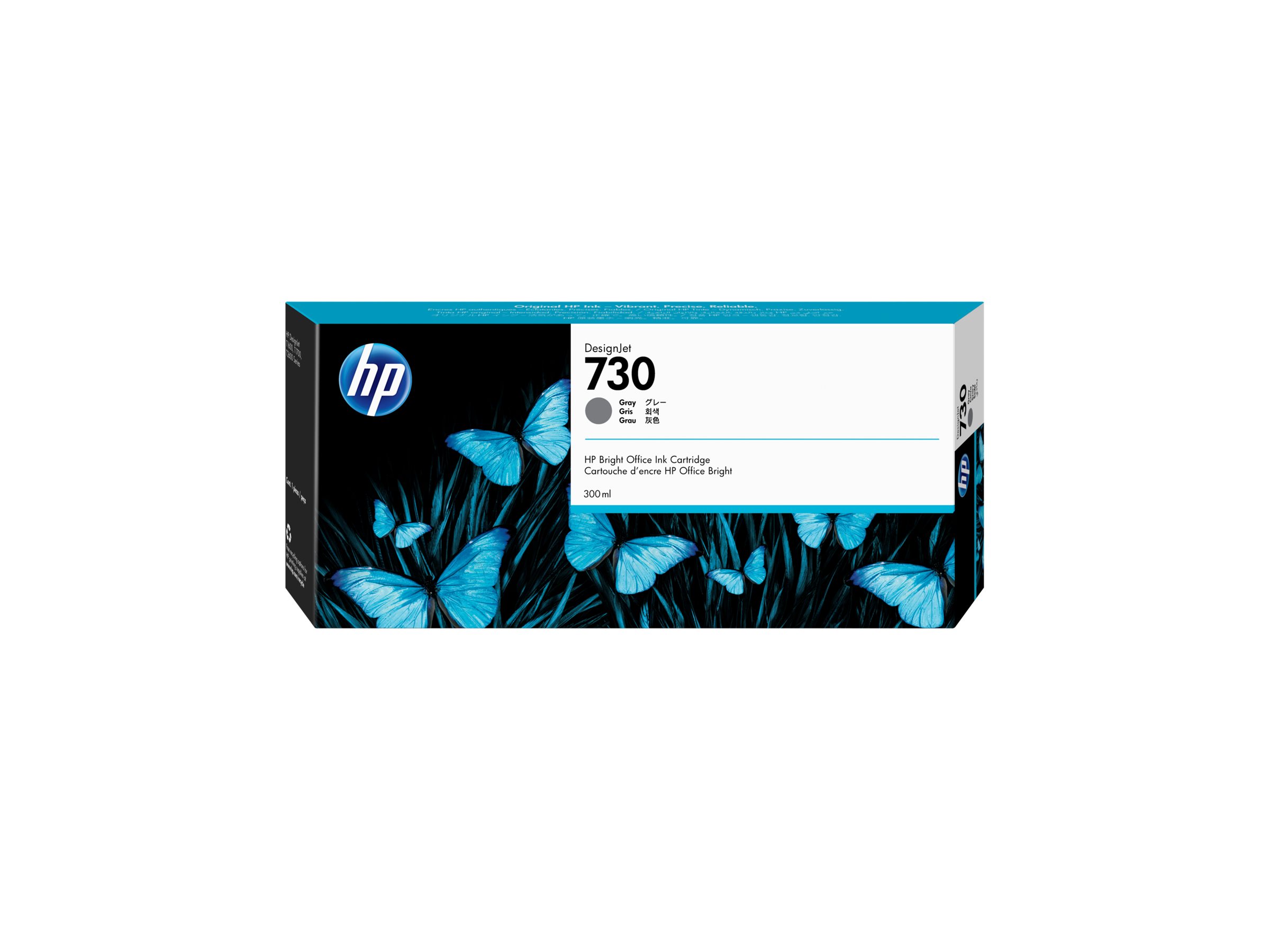 HP 730 - 300 ml - mit hoher Kapazität - Grau