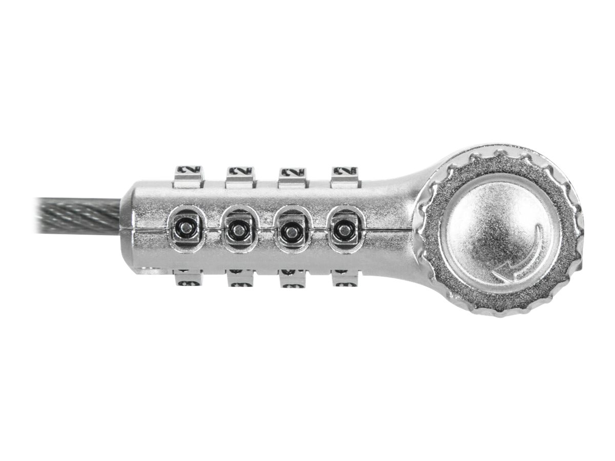 Targus DEFCON - Sicherheitskabelschloss - Silber