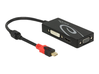 Delock Videokonverter - DisplayPort - DVI, HDMI, VGA