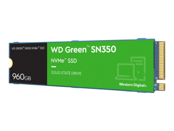 WD Green SN350 NVMe SSD WDS960G2G0C - SSD - 960 GB - intern - M.2 2280 - PCIe 3.0 x4 (NVMe)