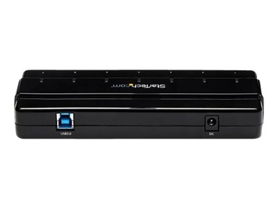 StarTech.com 7 Port USB 3.0 SuperSpeed Hub - USB 3 Hub Netzteil  Stromanschluss und Kabel