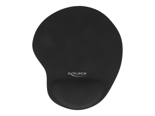 Delock Mauspad mit Handgelenkpolsterkissen