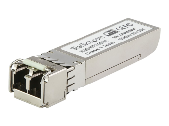 StarTech.com SFP10GLREMST Transceiver Modul (SFP+ Module 10GBase-LR Dell EMC kompatibel Glasfaser 1310 nm1310 nm LC Single Mode mit DDM)