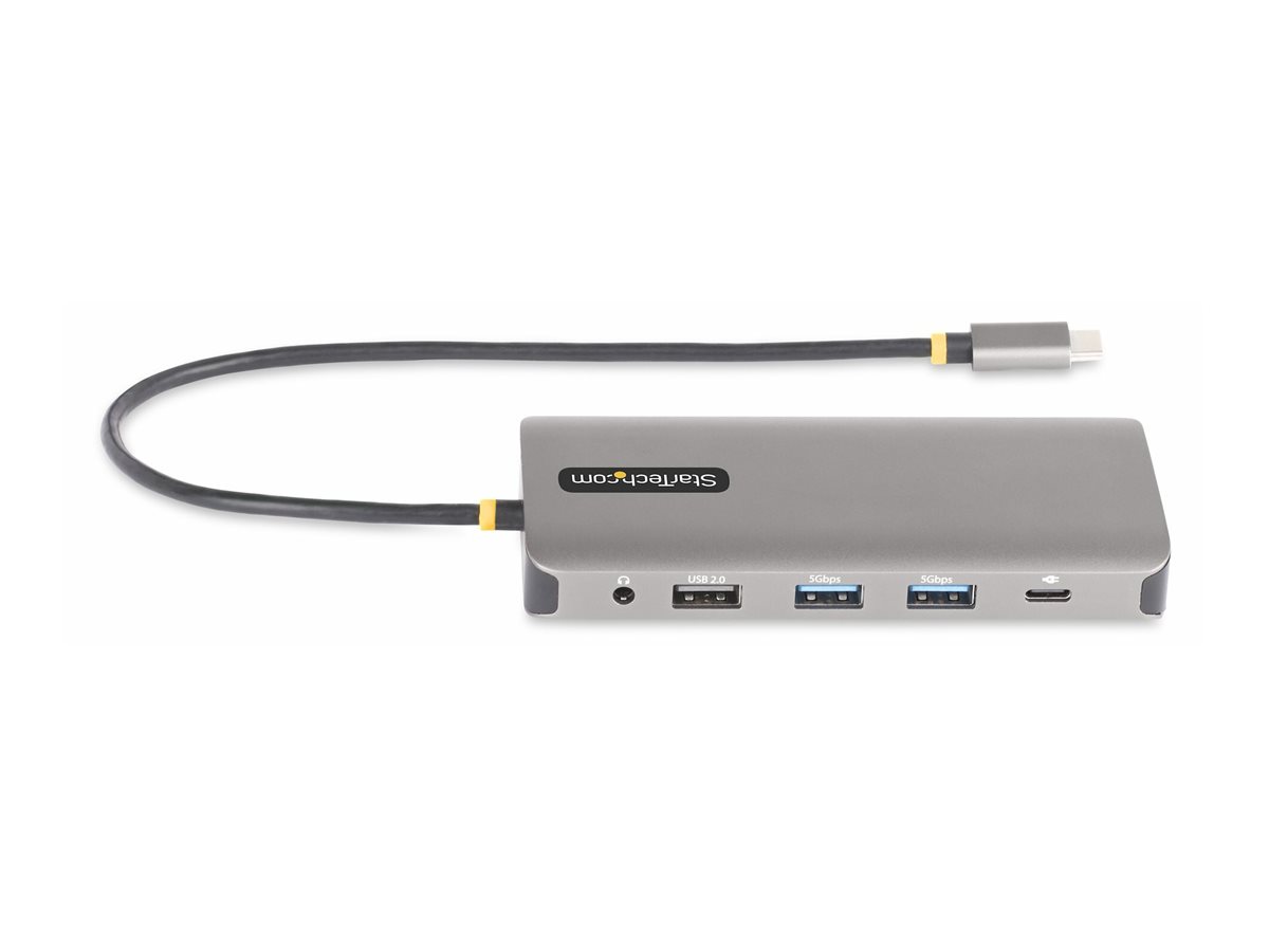 StarTech.com USB-C Triple-Monitor Multiport Adapter, HDMIDPCard Reader