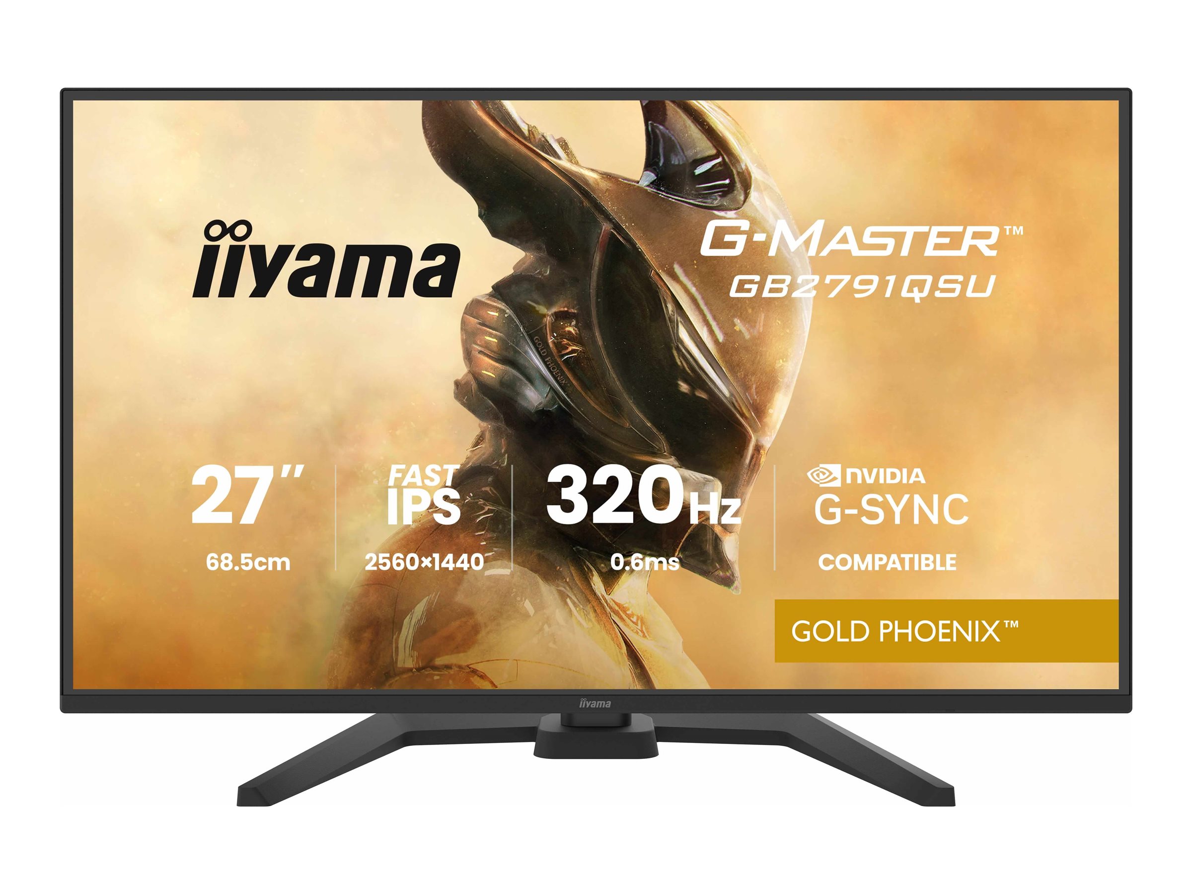 Iiyama G-MASTER Gold Phoenix GB2791QSU-B1 - LED-Monitor - Gaming - 68.6 cm (27")