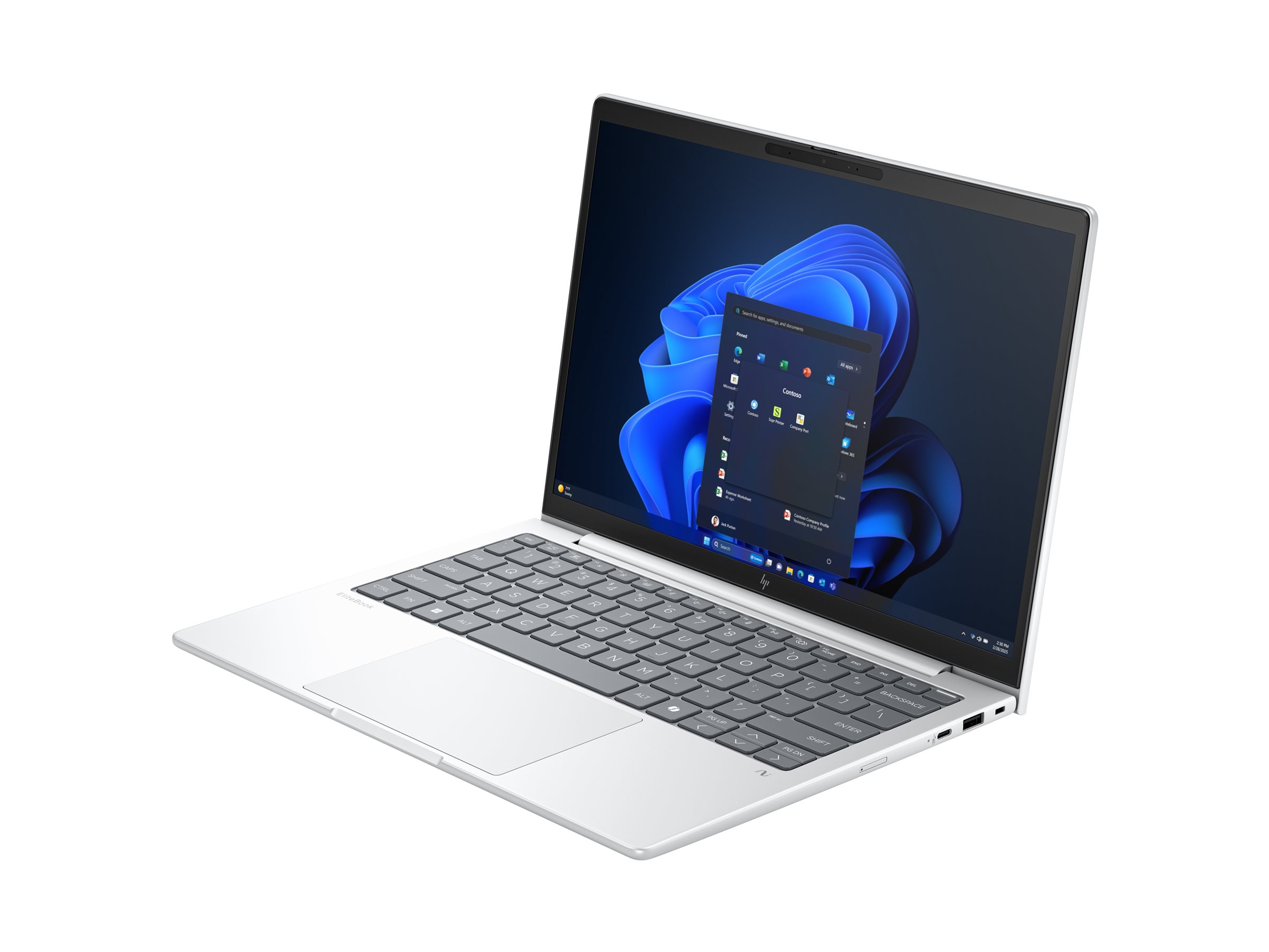 HP EliteBook 8 G1a Notebook AI - 169-Grad Drehgelenkdesign - AMD Ryzen 5 230  3.5 GHz - Win 11 Pro - Radeon 760M - 16 GB RAM - 512 GB SSD NVMe - 33.8 cm (13.3")
