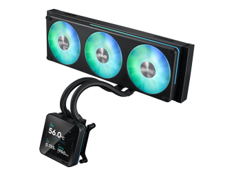 ASUS Prime SLC II 360 ARGB LCD - Prozessor-Flüssigkeitskühlsystem - Kühlergröße 360 mm - (für AM4, AM5, LGA1851, LGA1700)