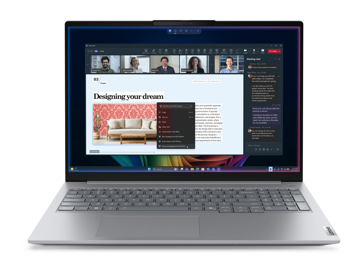 Lenovo ThinkBook 16 G9 IPL 21UR - Intel Core Ultra 5 325 - Win 11 Pro - Intel Graphics - 32 GB RAM - 1 TB SSD NVMe - 40.6 cm (16")