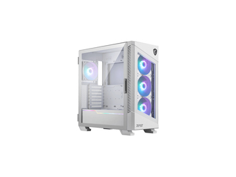MSI MPG 100R WHITE - Midi Tower - PC - Weiß - ATX - Gaming - 3x 120 mm
