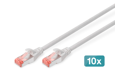 DIGITUS CAT 6 SFTP Patchkabel, 10 Stück