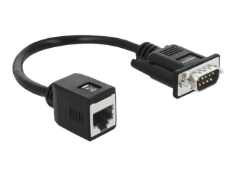 Delock Serieller Adapter - DB-9 (M) zu RJ-45 (W)