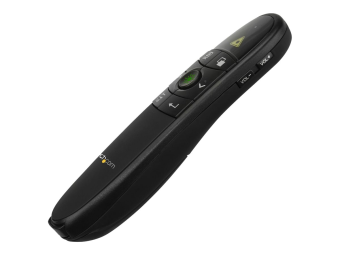 StarTech.com Drahtlose Präsentationsfernbedienung mit grünem Laserpointer - 27 m - Clicker für Mac und Windows (PRESREMOTEG)
