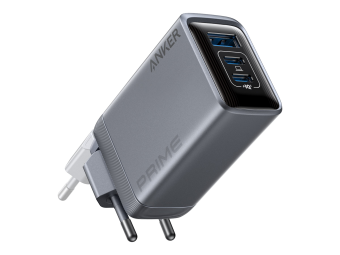 Anker Innovations Anker Prime - Netzteil - GaN - 100 Watt - 5 A - 3 Ausgabeanschlussstellen (2 x USB-C, USB Typ A)