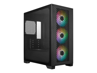 Cooler Master Elite 301 - MT - micro ATX - Seitenteil mit Fenster (gehärtetes Glas)