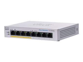 Cisco Business 110 Series 110-8PP-D - Switch - unmanaged - 4 x 101001000 (PoE)