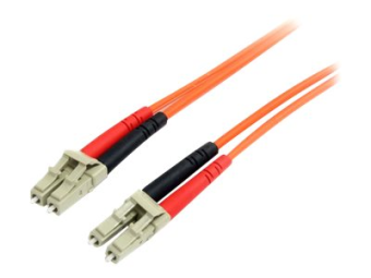 StarTech.com 2m Fiber Optic Cable - Multimode Duplex 62.5125 - LSZH - LCLC - OM1 - LC to LC Fiber Patch Cable (FIBLCLC2)