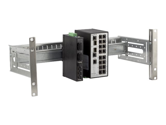 EFB Elektronik EFB-Elektronik Universal DIN-Rail Holder - DIN Schienenpanel - Deckenmontage möglich, geeignet für Wandmontage, Rack montierbar - 4U - 48.3 cm (19")