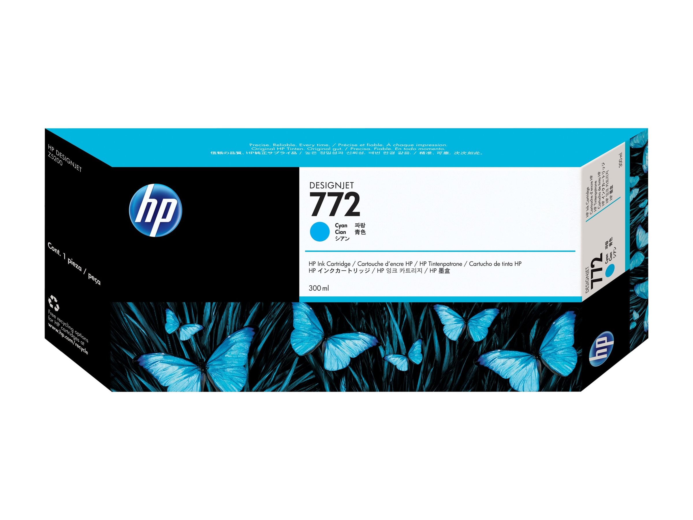 HP 772 - 300 ml - Cyan - original - DesignJet