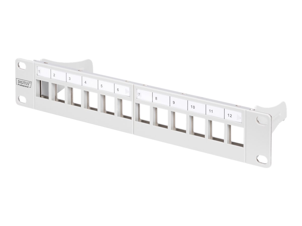 DIGITUS Modulares Patch Panel, 12-Port