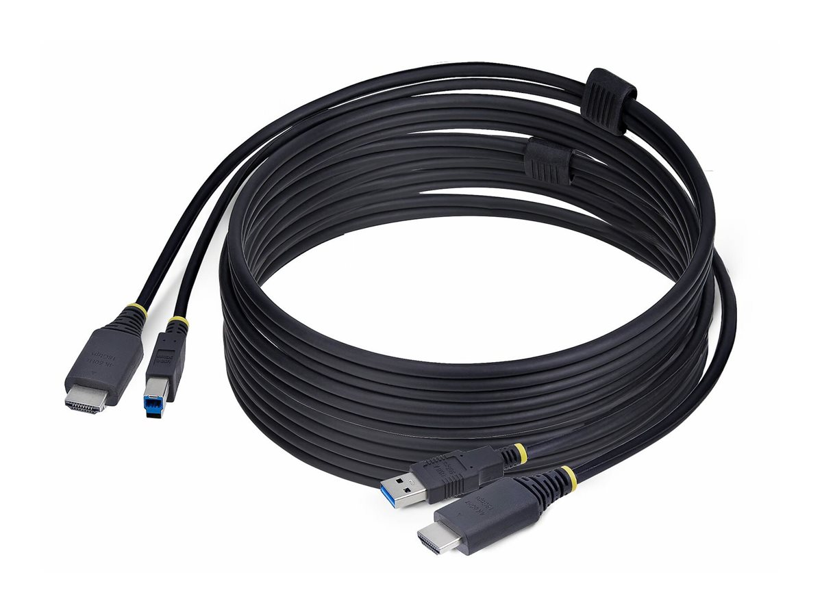 StarTech.com 10ft (3m) HDMI and USB 5Gbps KVM Cable - Tastatur-  Video-  Maus- (KVM-)
