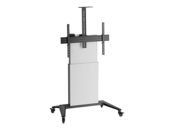 Hagor BrackIT - Wagen - für Flachbildschirm - lift - Schwarz, weiß - Bildschirmgröße 140-218 cm (55"-86")