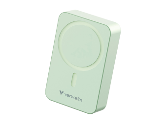 Verbatim Charge n Go Essentials - Induktive Power Bank - magnetisch - 20000 mAh - 35 Watt - 3 A - PD 3.0, QC 3.0, Apple 2.4A, USB BC 1.2, Apple Fast Charge (24 pin USB-C)