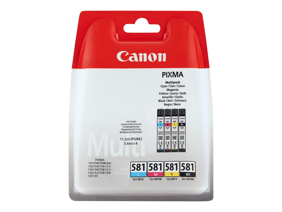 Canon CLI-581 BKCMY Multi Pack - 4er-Pack