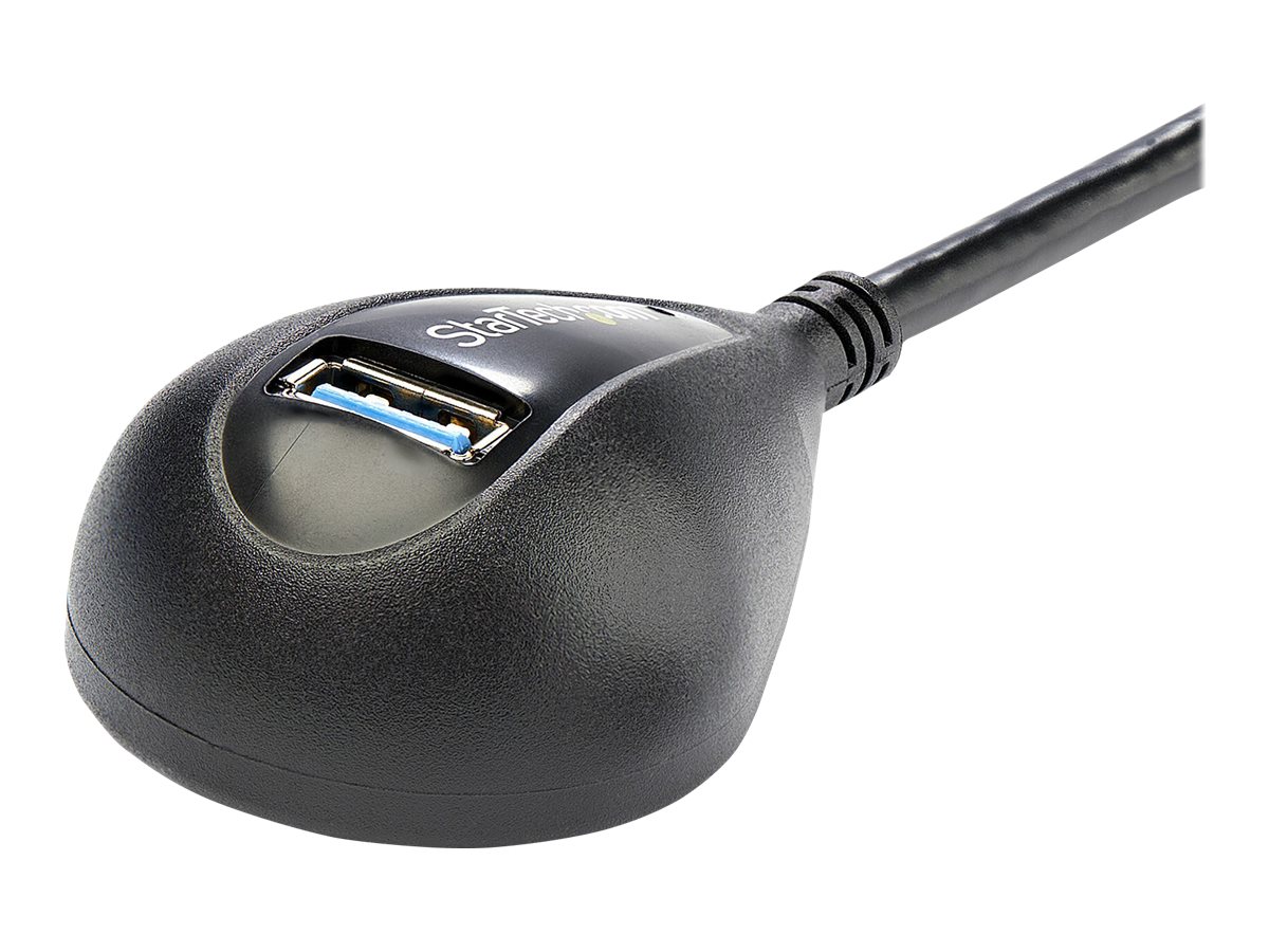 StarTech.com 1,5m SuperSpeed USB 3.0 Desktop Verlängerungskabel  Dockingkabel - Stecker  Buchse - Schwarz - USB-Verlängerungskabel - USB Typ A (W)