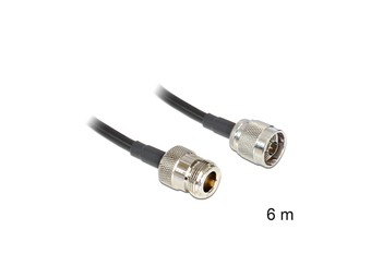 Delock Antennenkabel - N-Anschluss (W) zu N-Anschluss (M)