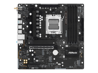 ASRock A620AM Pro-A WiFi - Motherboard - micro ATX - Socket AM5 - AMD A620A Chipsatz - USB 3.2 Gen 1, USB-C 3.2 Gen 1 - 2.5 Gigabit LAN, Wi-Fi 6E, Bluetooth - Onboard-Grafik (CPU erforderlich)
