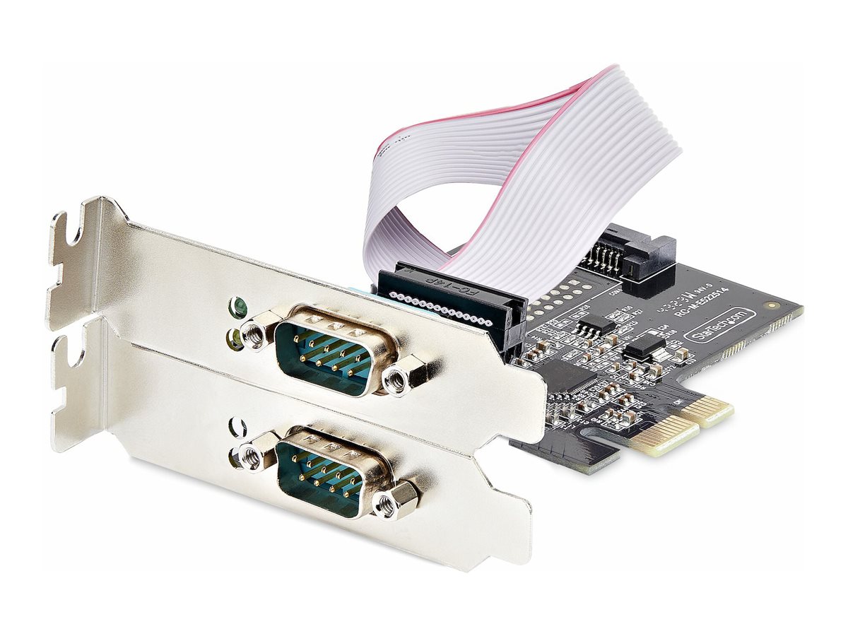 StarTech.com Startech 2-Port Serielle PCIe Karte, RS232RS422RS485