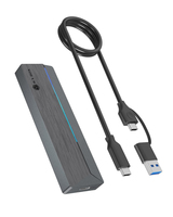 ICY BOX Gehäuse extern M.2 NVMe Ssd RGB 10Gbps USB3.2 Gen2 Type-C Host - - Usb 3 - Gehäuse - USB 3.0