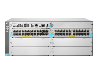 HPE Aruba 5406R 44GT PoE+  4SFP+ (No PSU) v3 zl2 - Switch - managed - 44 x 101001000 (PoE+)