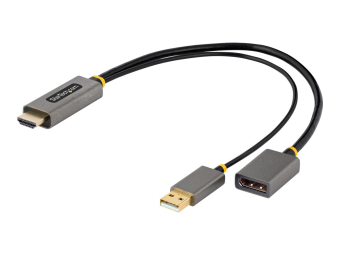 StarTech.com 30 cm HDMI auf DisplayPort Adapter 4K HDMI auf DP Kabel - Adapterkabel - HDMI USB (nur Strom)