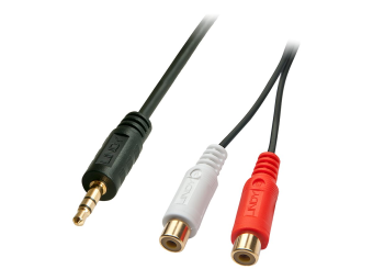 Lindy Premium - Audio-Adapter - 0.08 mm² - RCA