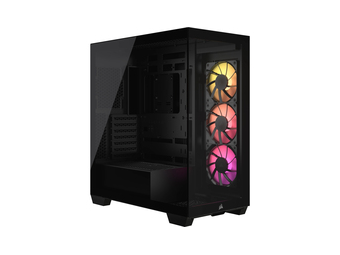 Corsair 3500X ARGB - Mid tower - E-ATX - Seitenteil mit Fenster (gehärtetes Glas)