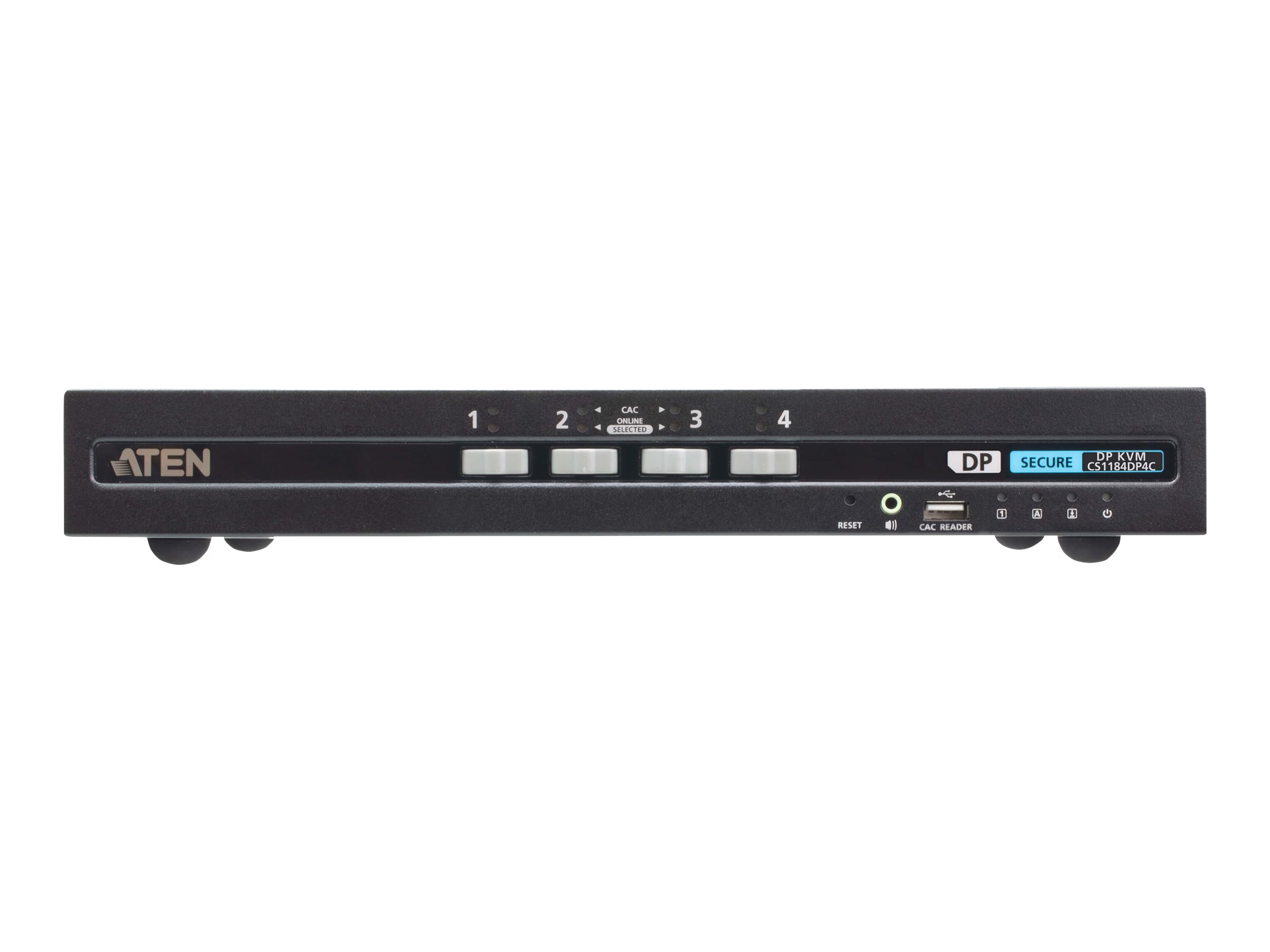 ATEN CS1184DP4C - KVM-Audio-Switch - PSD PP v4.0 Compliant DisplayPort sicher mit CAC