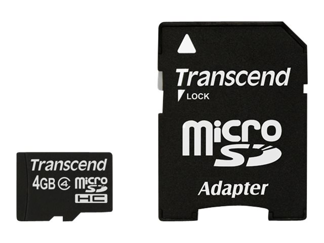 Transcend Flash-Speicherkarte (microSDHCSD-Adapter
