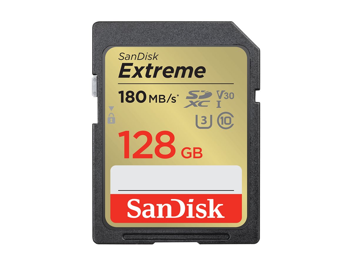 SanDisk Flash-Speicherkarte - 128 GB - Video Class V30  UHS-I U3  Class10