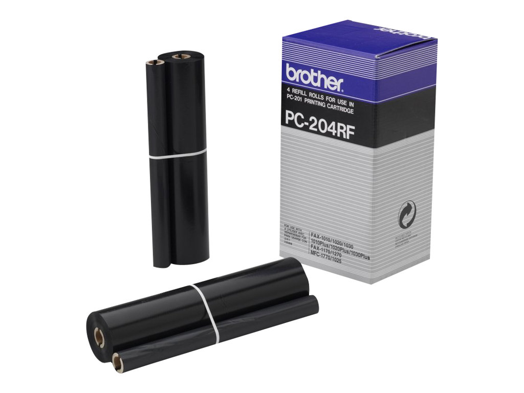 Brother 4er-Pack - Schwarz - Thermotransfer-Farbband