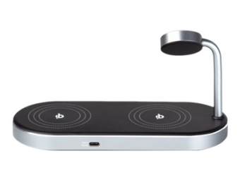 Verbatim Kabelloses Ladegerät - 3-in-1 + AC-Netzteil