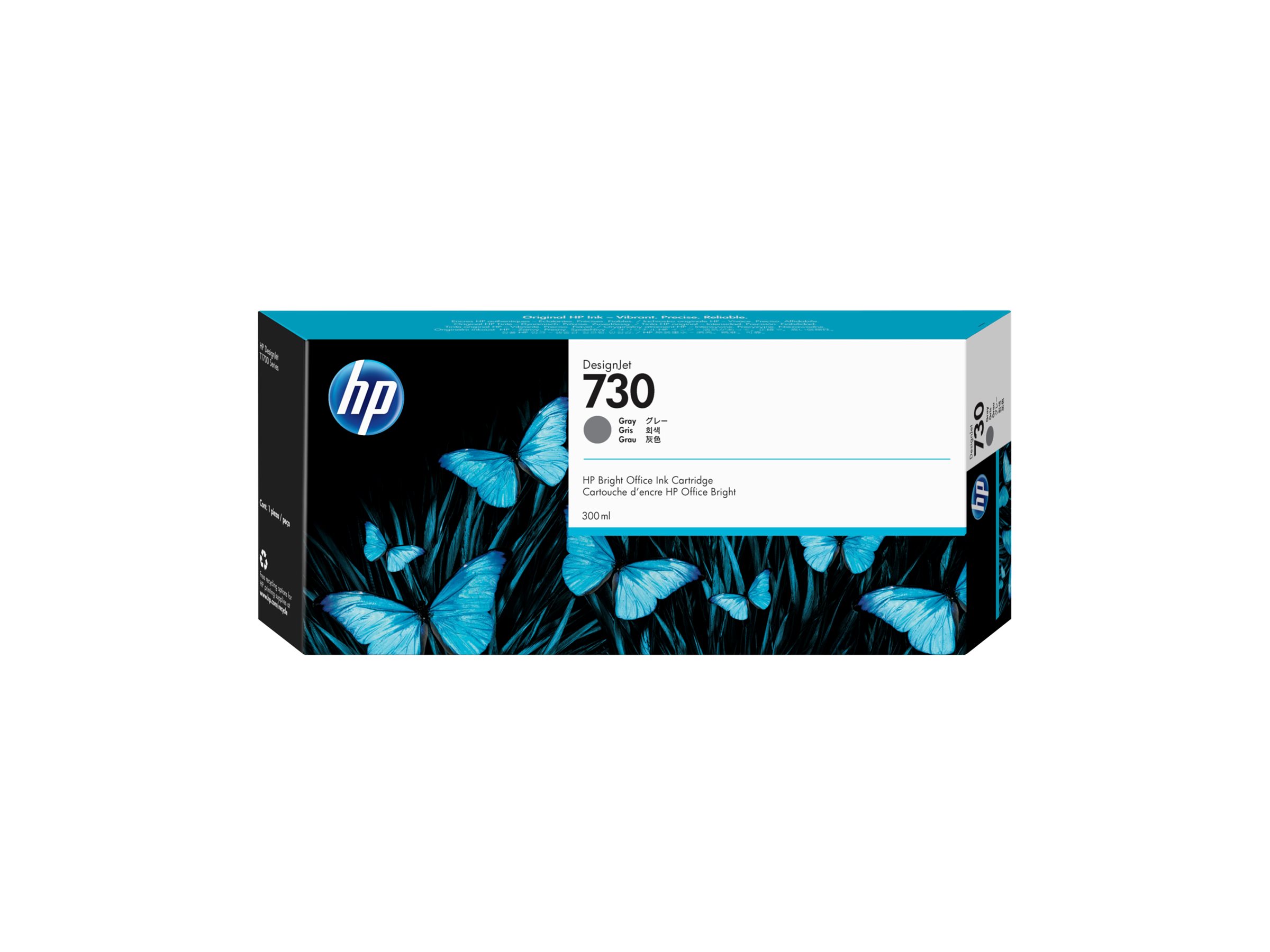 HP 730 - 300 ml - mit hoher Kapazität - Grau