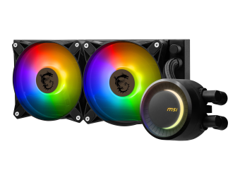 MSI MAG CORELIQUID E240 - Prozessor-Flüssigkeitskühlsystem - Kühlergröße 240 mm - (für LGA1150, LGA1151, LGA1155, LGA1156, LGA1200, LGA1700, AM4, AM5)
