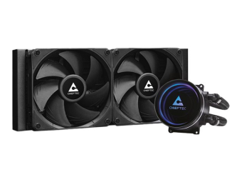 Chieftec Iceberg 240 DARK - Prozessor-Flüssigkeitskühlsystem - Kühlergröße 240 mm - (für LGA1150, LGA1151, LGA1155, LGA1156, LGA1200, LGA1700, LGA1851, AM2, AM2+, AM3+, AM4, AM5, FM1, FM2, FM2+)
