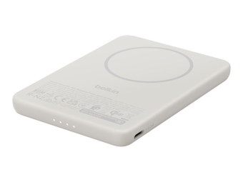 Belkin BoostCharge - Powerbank - schlank, magnetisch, mit Qi2 - 5000 mAh - 15 watt - Fast Charge (USB-C)