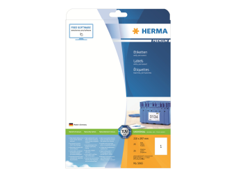 HERMA Premium - Papier - matt - permanent selbstklebend - weiß - A4 (210 x 297 mm)