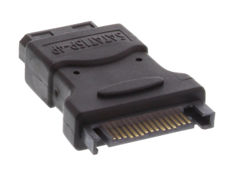 InLine SATA Stromadapter - 1x 1334cm (525) Stecker an 15pol SATA Buchse